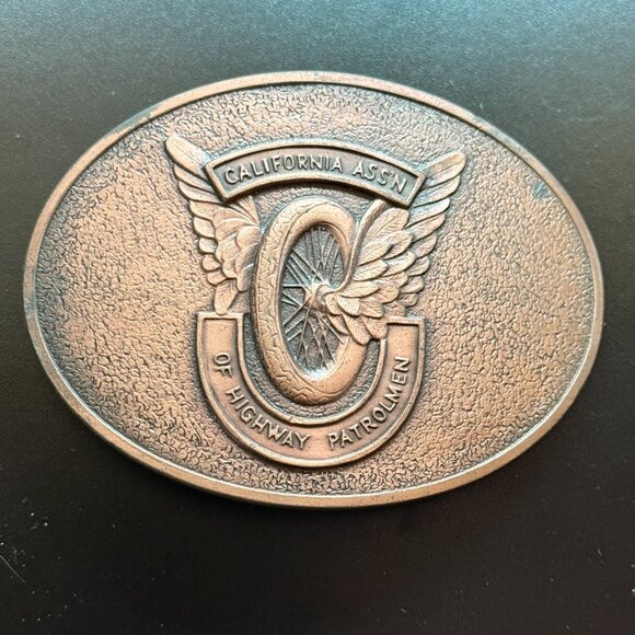California Association of Highway Patrolmen Belt Buckle - Etsy Belt Buckle - California Association of Highway Patrolmen (CAHP)